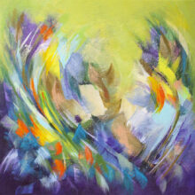 Swirl abstract painting Swirl abstract painting by Danuta Antas. Original one-of-a-kind abstract art by expressionist painter