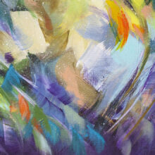 Swirl abstract painting