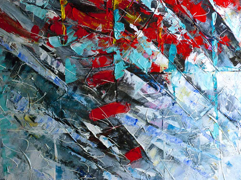 Lady in Red obraz abstrakcyjny sprzeda¿