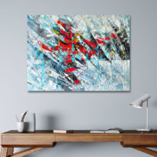 Świetlistość obraz abstrakcja akryl