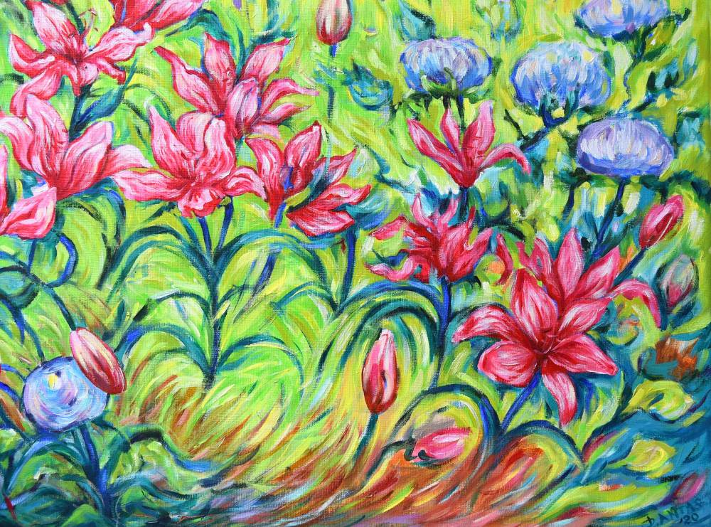 lilies-painting-on-canvas-2