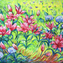 lilies-painting-on-canvas