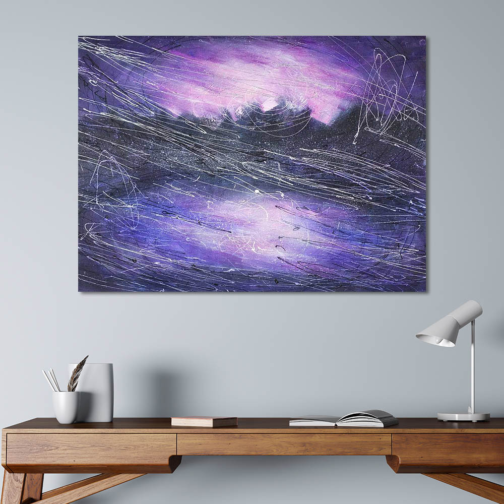 Świetlistość obraz abstrakcja akryl