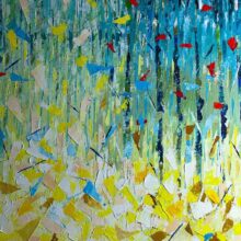 wietlistoæ obraz abstrakcja akryl