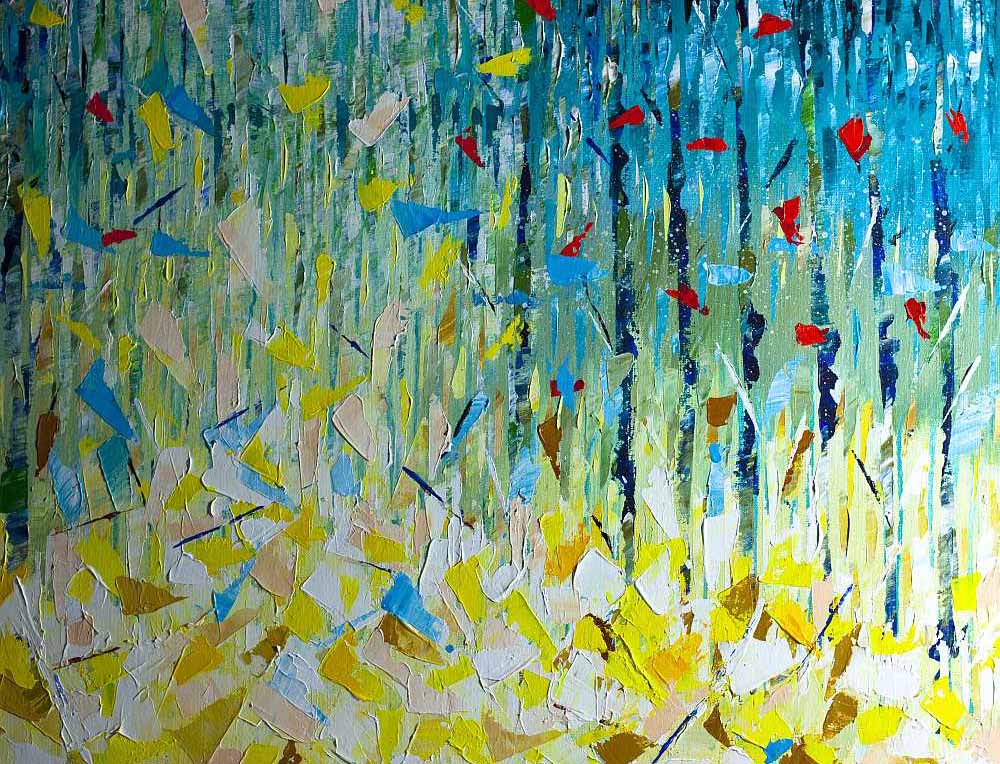 wietlistoæ obraz abstrakcja akryl