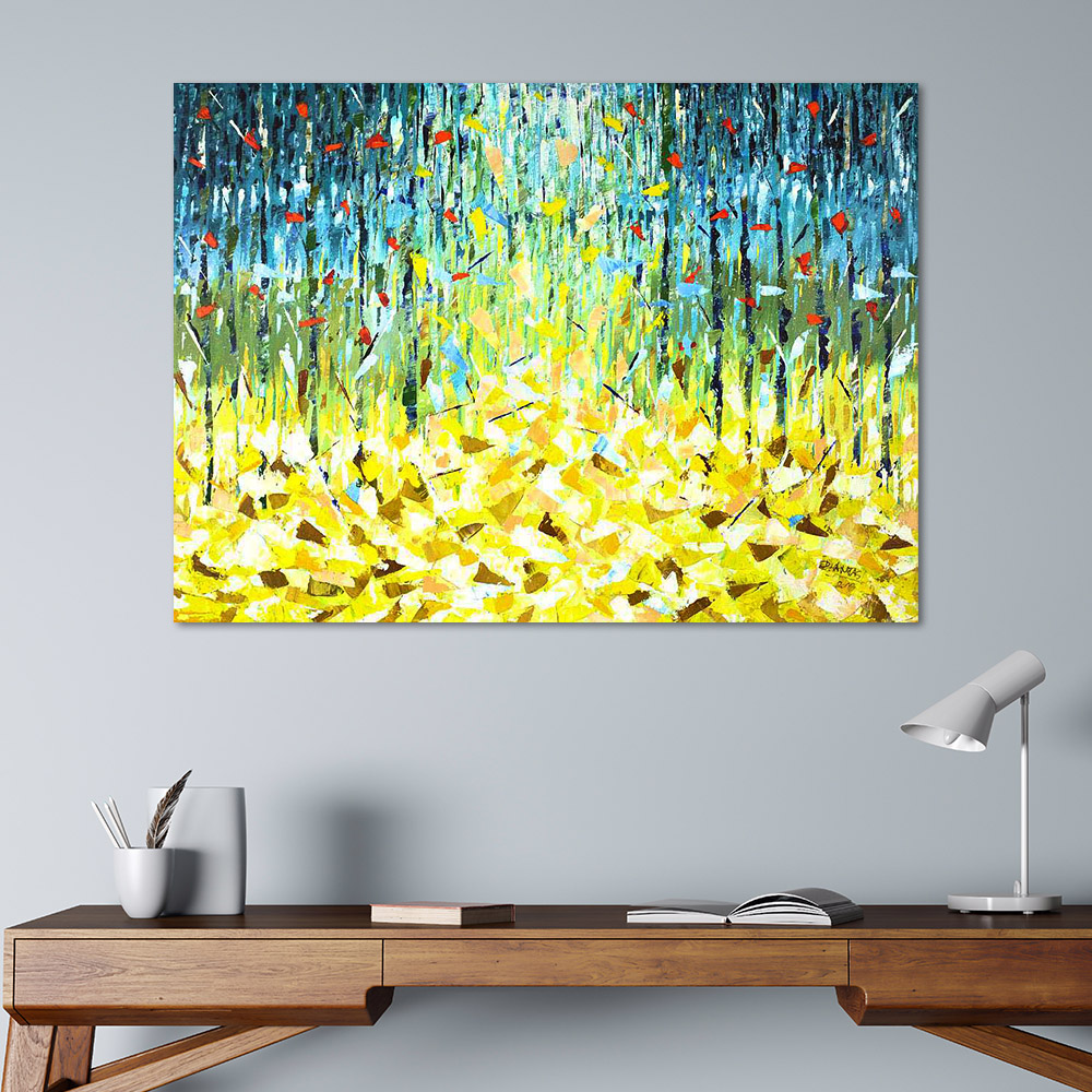 Świetlistość obraz abstrakcja akryl