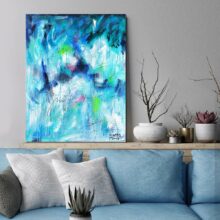 Copy space in living room