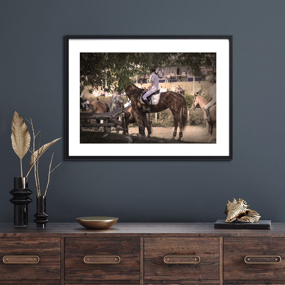 Horse and Rider colour photography